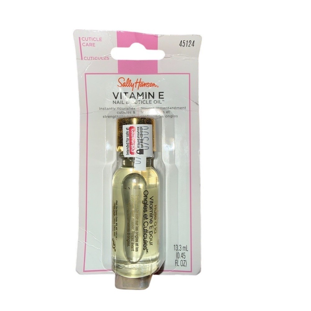 Sally Hansen Vitamin E Nail & Cuticle Oil Cuticle Care 0.45 fl oz