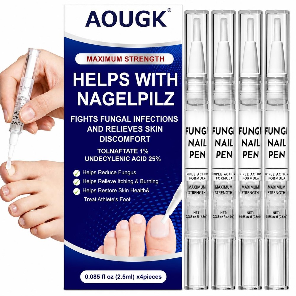 Toenail Fungus Pen with 25% Undecylenic Acid 1 Fl Oz (Pack of 1), transparent