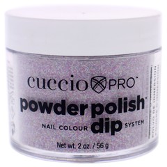 Pro Powder Polish Nail Colour Dip System Deep Purple Glitter by Cuccio – 1.6 oz