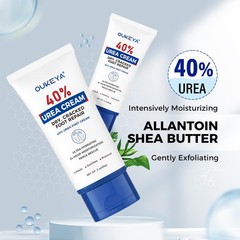 OUKEYA Urea Cream 40 Percent Tube 3 Oz, Foot & 3 Ounce (Pack of 2), 3
