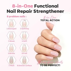 modelones Nail Strengthener Jelly 0.51 Fl Oz (Pack of 1), Pink Purple
