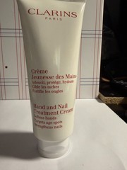 CLARINS Hand & Nail Treatment Cream 100ml/3.4oz NEW WHTOUT BOX, SEALED TUBE
