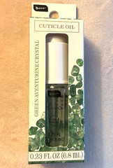 1 Bottle Eye Dropper B-Pure Cuticle Oil GREEN AVENTURINE Crystals 0.23fl.oz.