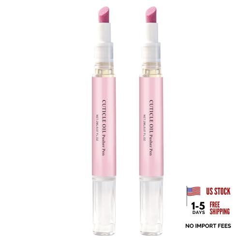 Ceramic Cuticle Pusher & Oil Pen – 2PC Gentle 0.07 Fl Oz – Pack of 2