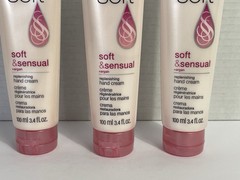 Lot Of 3 Avon Skin So Soft Soft and Sensual Replenishing Hand Cream + Argan F3