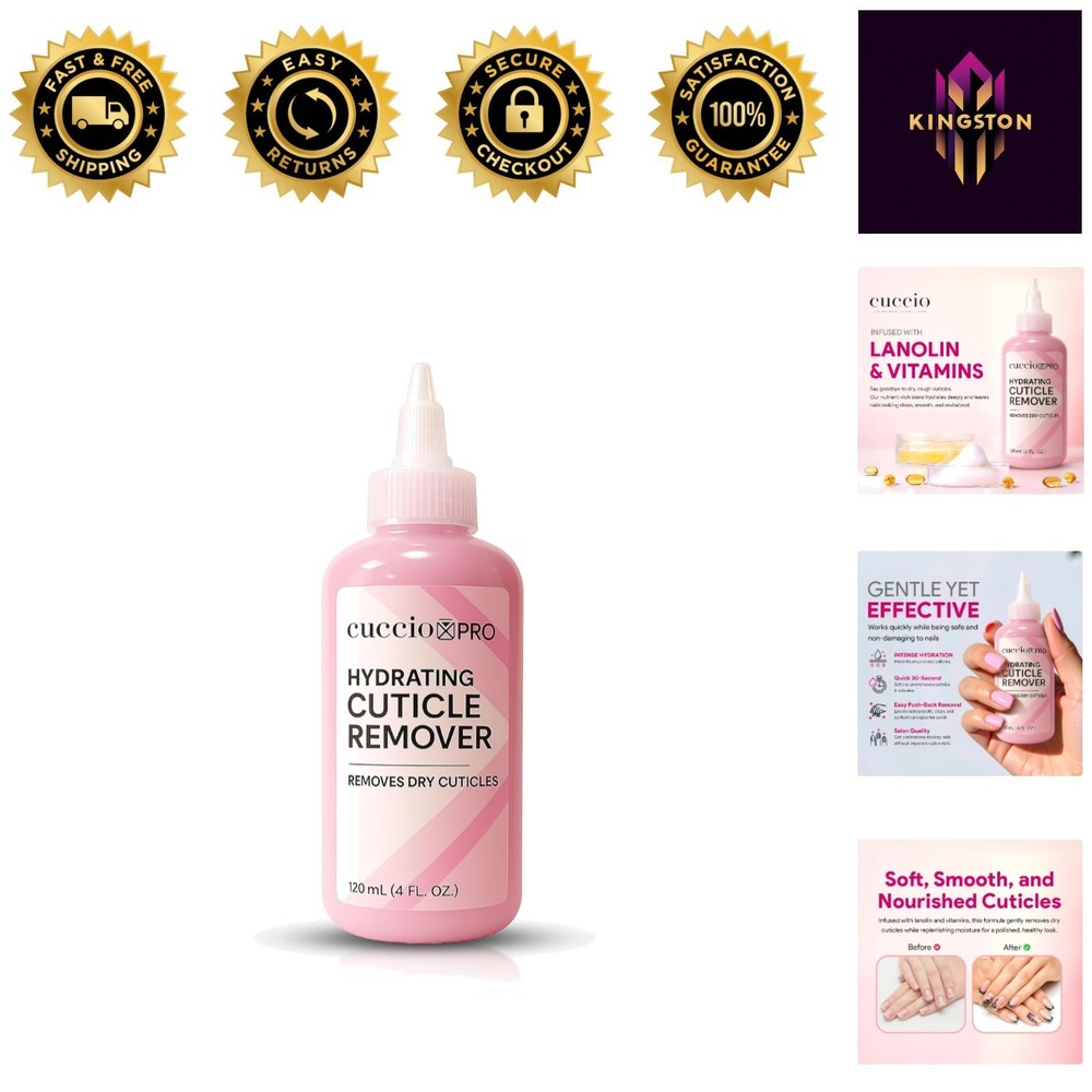 Pro Hydrating Cuticle Remover 4 fl oz – Fast-Acting, Moisturizing Nail Care
