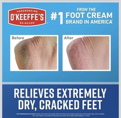 O’Keeffe’s for Healthy Feet Foot Cream – 6.4 oz Ounce (Pack of 1)