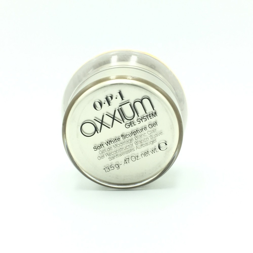OPI Axxium Gel System Soft White Sculpture Gel .47 oz (New Unboxed)