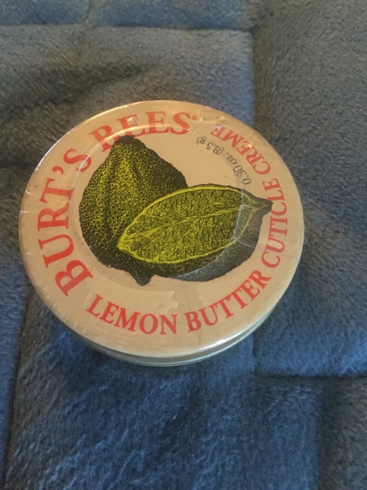 BURT’S BEES LEMON BUTTER CUTICLE CREAM 0.30 OZ TRIAL SIZE – NEW SEALED