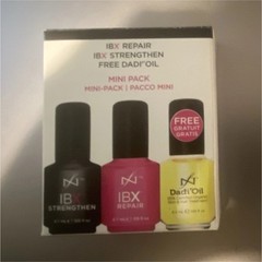 IBX Strengthen Repair Duo Mini Pack Nail Strengthener Jojoba Avocado Olive Oil