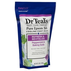 Dr Teal’s Pure Epsom Salt Cooling 2 Pound (Pack of 1), See label for details