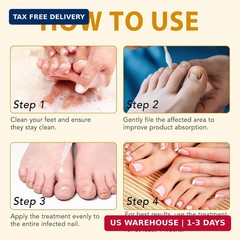 Ginger Nail Growth Serum for Nail Strengthener, 60ml Nail Treatment for Toenails