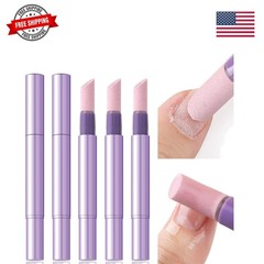 5PCS Cuticle Oil Pusher Pen Set, 2-in-1 Ceramic Cuticle Pushers with Oil for …