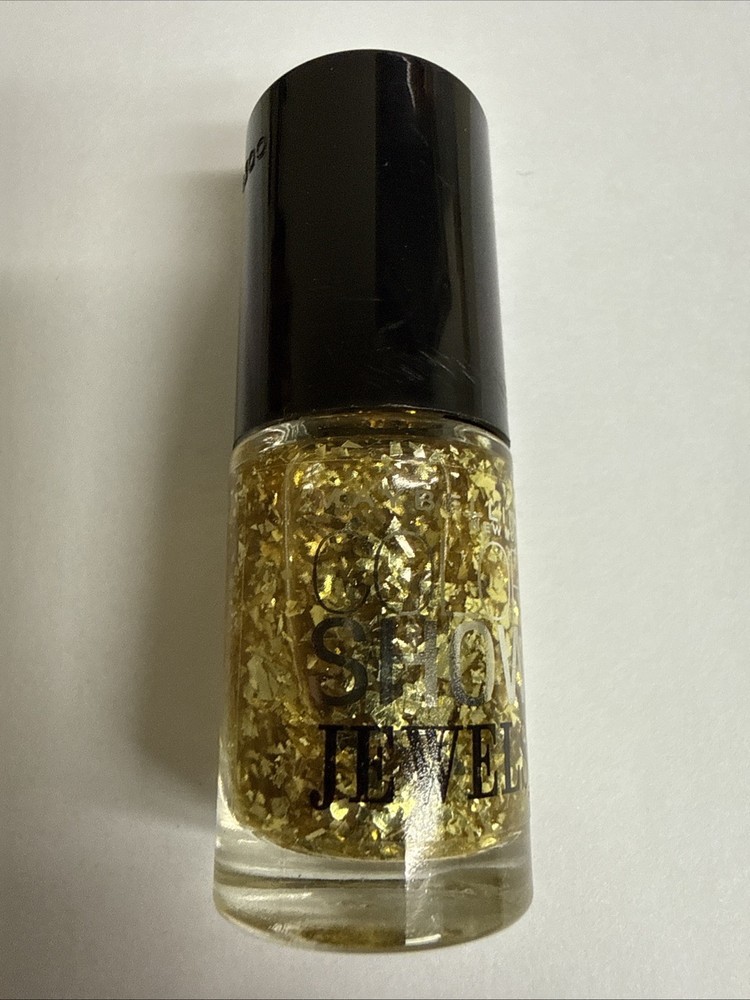 Maybelline Color Show Jewels Top Coat 608 Gilded In Gold 0.23oz / 7ml New