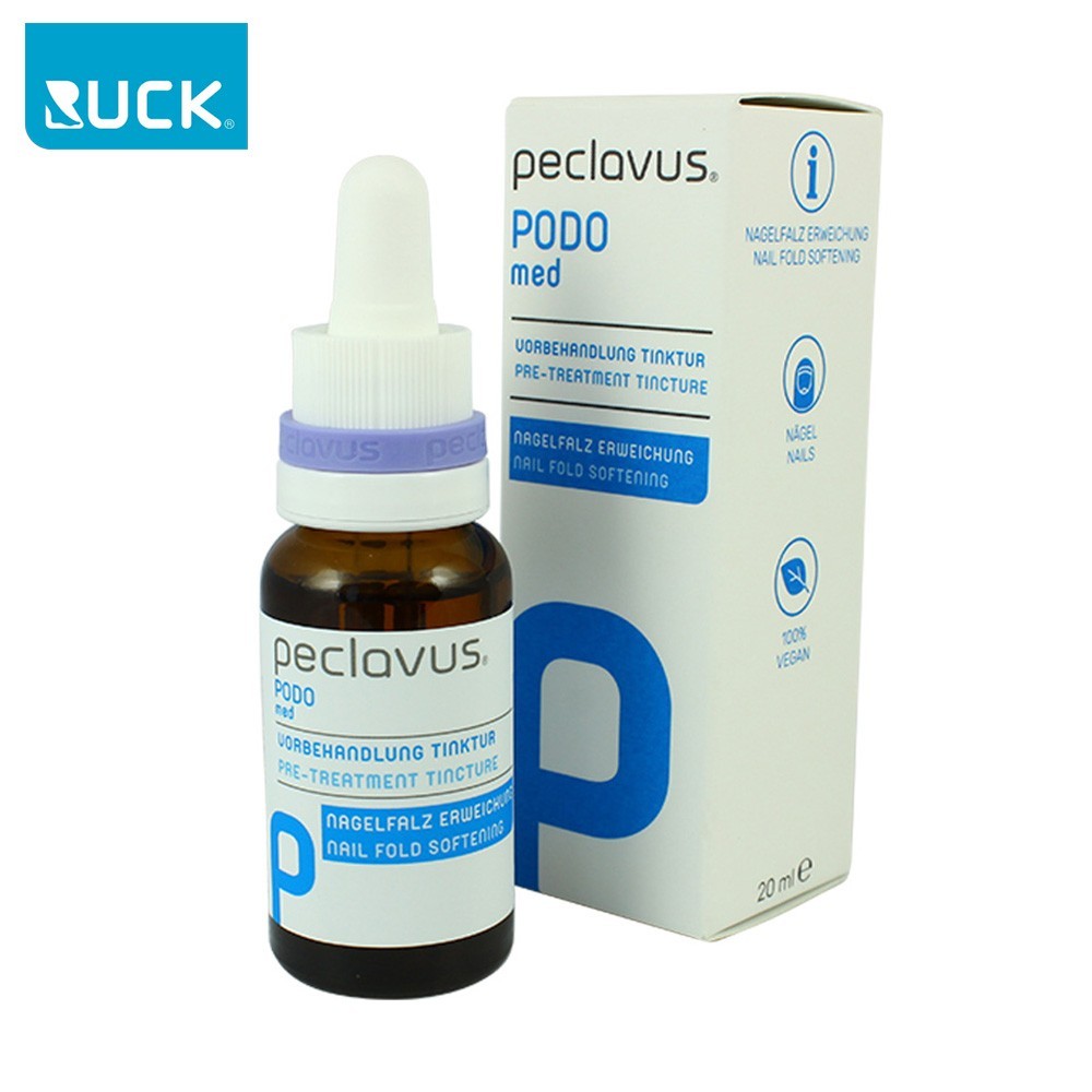 Ruck Peclavus PODOMed Pre-treatment Tincture Hard Nail Fold Softened 20ml/200ml