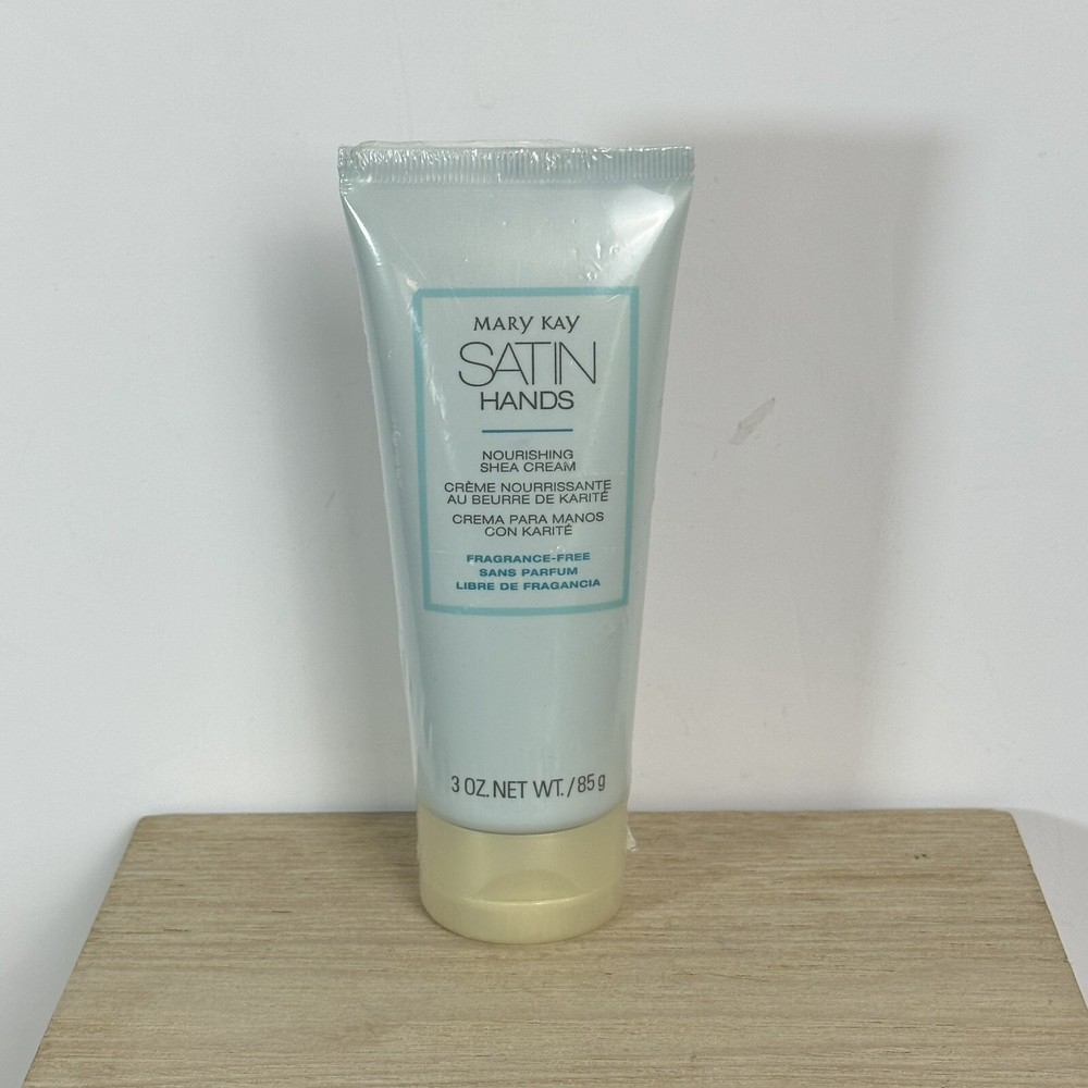 Mary Kay Satin Hands Nourishing Shea Cream Fragrance Free – 3-oz Hydration