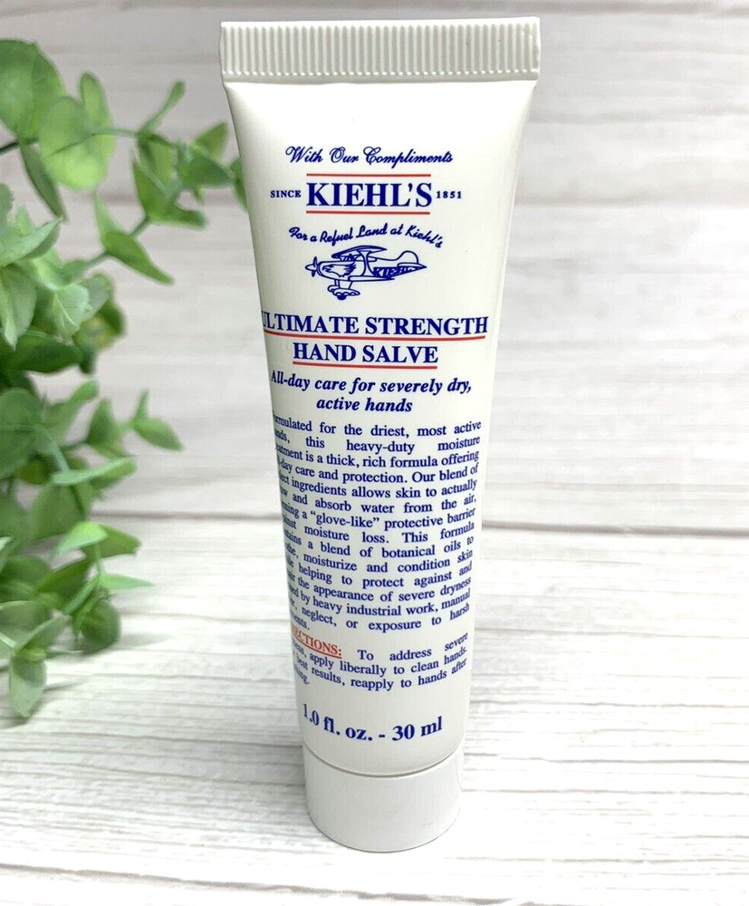 Kiehl’s Ultimate Strength Hand Salve For Active Hands 1 oz/30ml New Without Box