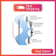 HungGato Cuticle Nail Drill Bit, 3/32” Professional Safety Diamond Under Nail C