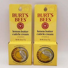 Burt’s Bees Lemon Butter Cuticle Cream with Vitamin E 0.6 Oz (Pack of 2)