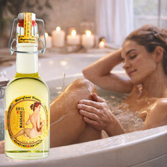 Barefoot Venus Bath & Massage Oil – Multi-Use Body Oil for Bath 8 fl oz (225 ml)