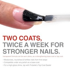 Natural Nail Strengthener & Growth Treatment – Clear Polish for Weak, Damaged Na