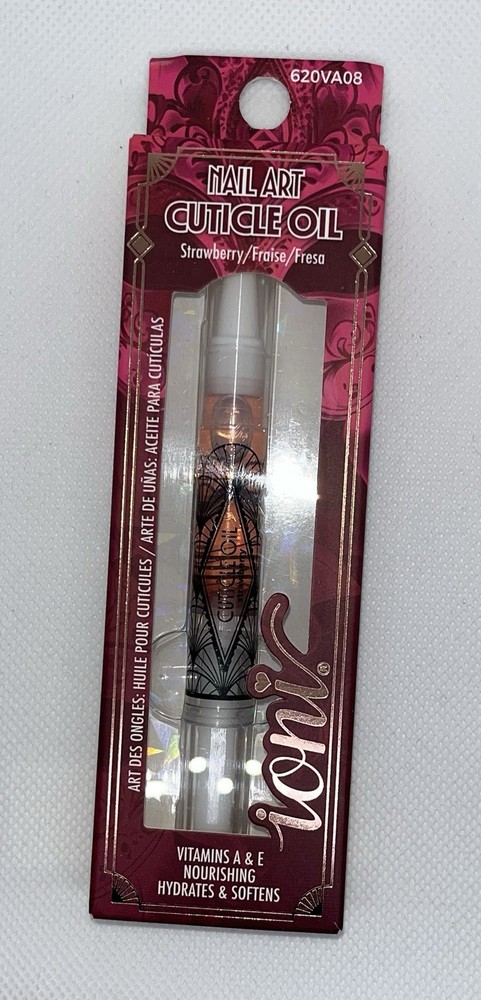 Ioni Vitamin A&E Nail Art Cuticle Oil Hydrates Softens Full Size 0.16 oz. / 5 ml