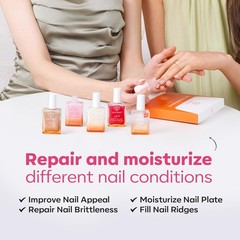 modelones Nail Strengthener Jelly Pink 0.51 Fl Oz (Pack of 1), B4-Jelly