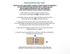 Opti-Nail Fungal Nail Renewal Patches Night-Time Overnight Treatment, 21 Patches