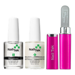Nailtek Nail Tek 1 Lot – Daily Nail Therapy Kit Foundation, Maintenance & File