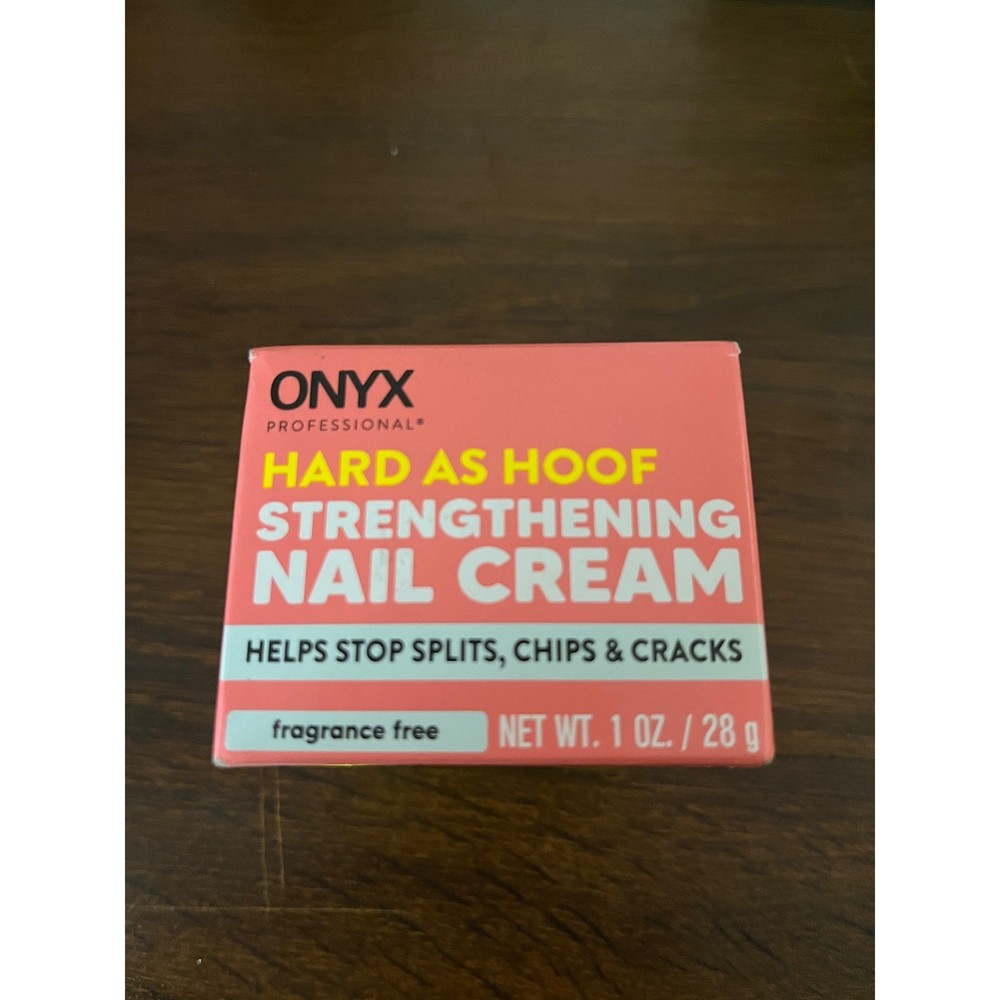 Onyx Professional Hard As Hoof Strengthening Nail Cream Fragrance Free 1 oz 28g