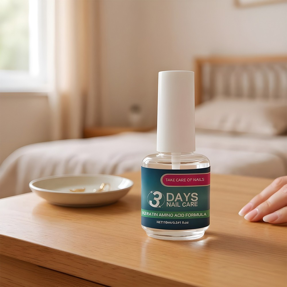 Nail Nourishing Polish, Moisturizing Nail Gloss & Care Oil, 3 Day Treatment Kit