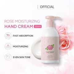 Women 1Pcs Refreshing Hand Cream Hand Creams Rose Fragrance Brighten Skin Tone