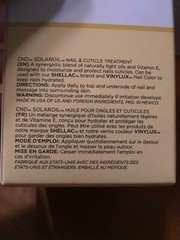 CND SOLAR OIL Nail Cuticle Conditioner 2.3 oz & #176 indigo frock polish bundle
