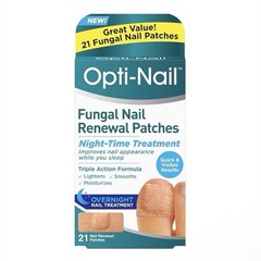Opti-Nail Fungal Nail Renewal Patches Night-Time Overnight Treatment, 21 Patches