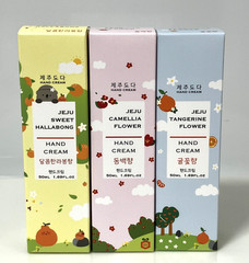 Jeju Hand Cream 50ml x 3ea/ Camellia Flower+Sweet Hallabong+Tangerine Flower