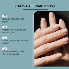 4 Pack 3 Days Rapid Nail Strengthening Oil Repair Nourish Damaged Brittle Nails