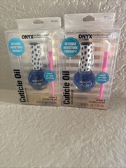 2 ONYX Professional Cuticle Oil Renews & Hydrates Nail Intense Moisture Therapy
