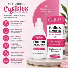 CUTIKLES Professional Callus Remover Gel for 1 Fl Oz (Pack of 1)