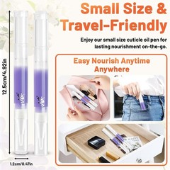 Natural Cuticle Oil Pen Revitalizing Cuticle Oil for Nails w/ Vitamin E Repaired