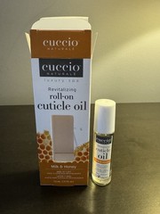 Cuccio Naturale Roll On Cuticle Oil Milk & Honey 10 ml .34 oz Full Size NIB