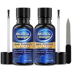 Toenail Fungus Treatment with 25% Undecylenic Acid, Toe Black