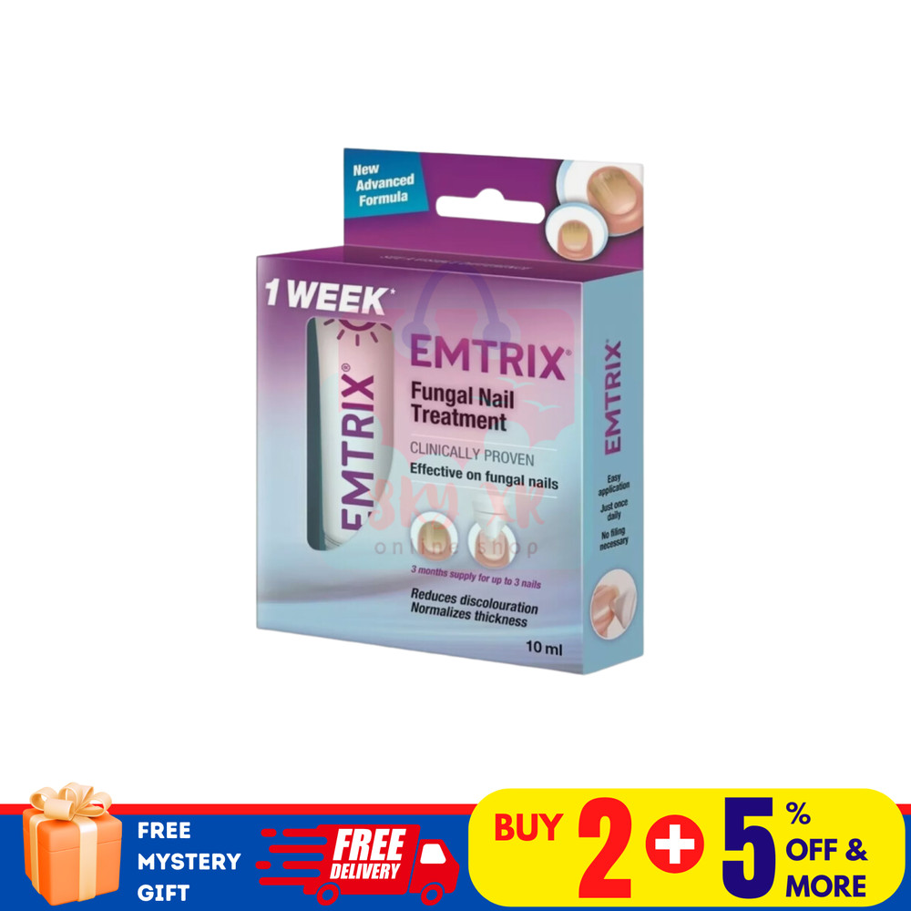 1 X EMTRIX Fungal Nail Treatment 10ml Free Shipping