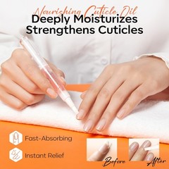 Cuticle Remover Kit Cuticle Remover Liquid & Cuticle Oil Pen Nail Kit w/Cutic…