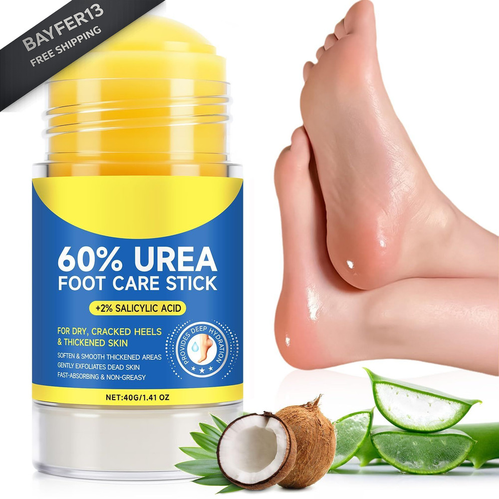 60% Urea Foot Cream Stick with 2% Salicylic Acid,Foot 1.41 Fl Oz (Pack of 1)