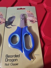 2 Pack Bearded Dragon Nail Clippers Reptile Claw Trimmers Pet Grooming Scissors