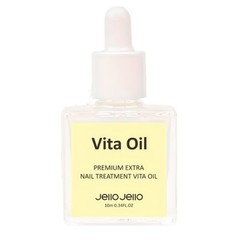 JELLOJELLO Premium Extra Nail Treatment Vita Oil 10ml Nail Care Treatment NEW