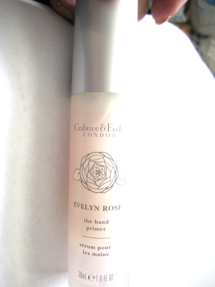 CRABTREE & EVELYN EVELYN ROSE HAND PRIMER SERUM 1 oz PUMP BOTTLE NEW OLD STOCK