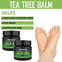 Viking Revolution Tea Tree Oil Cream – Super Balm 2 Ounce (Pack of 2)