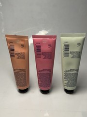 3x Crabtree & Evelyn Hand Therapy 0.9oz Ea Avocado Pomegranate Pear Pink SEALED