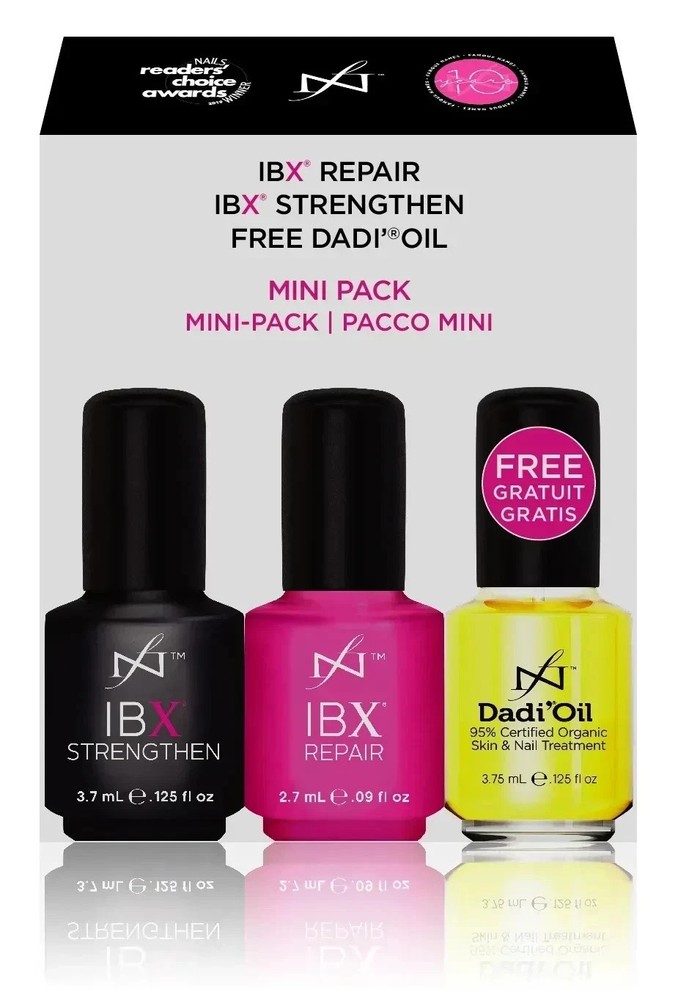 Nail Polish NEW! Mini Duo Pack With FREE Dadi oil Restorating Protecting Nails